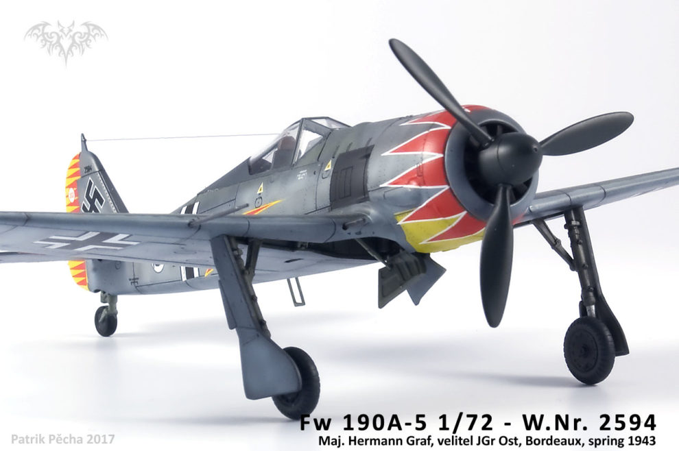 Fw 190A-5 Eduard 1/72 - W.Nr. 2594, Maj. Hermann Graf