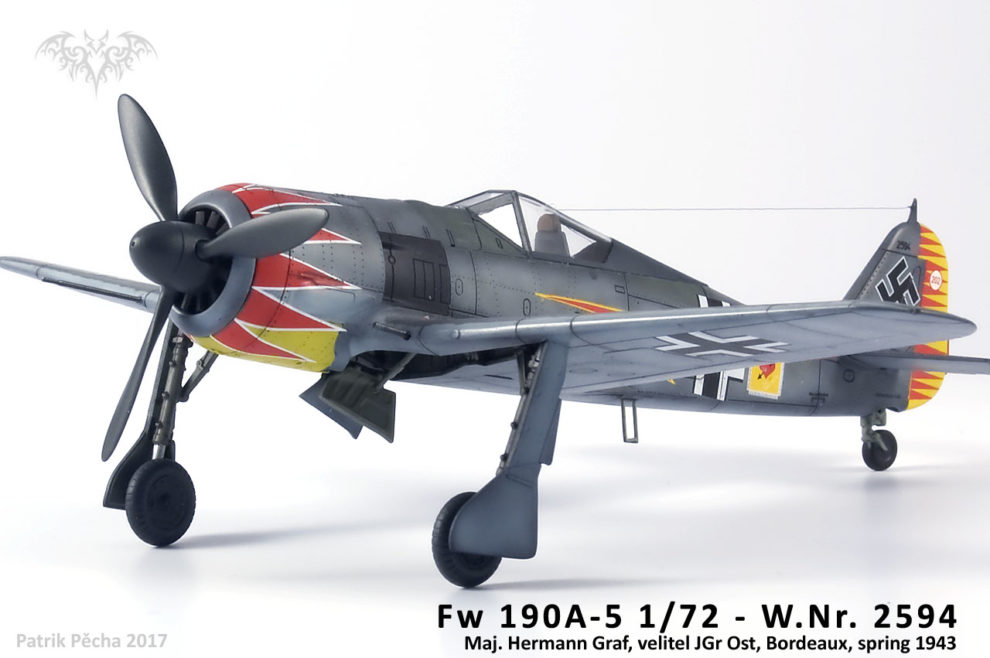 Fw 190A-5 Eduard 1/72 - W.Nr. 2594, Maj. Hermann Graf